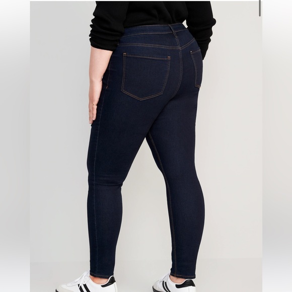 Old Navy Original Skinny Dark Jeans Size 12 Long - Picture 4 of 9